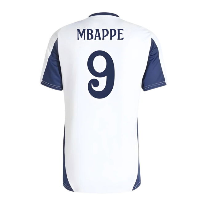 2024-2025 Real Madrid Sleek Football Shirt (White) Stretch Fabric