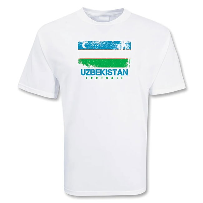 Collector'S-Item Tournament-Edition Uzbekistan Football T-Shirt