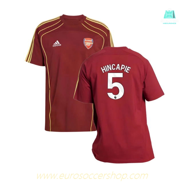 2025-2026 Arsenal UBP Tee (Noble Maroon) (Hincapie 5)