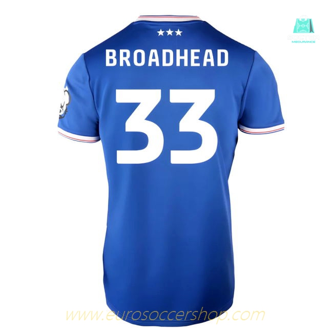 2025-2026 Ipswich Town Home Shirt (Womens) (Broadhead 33)