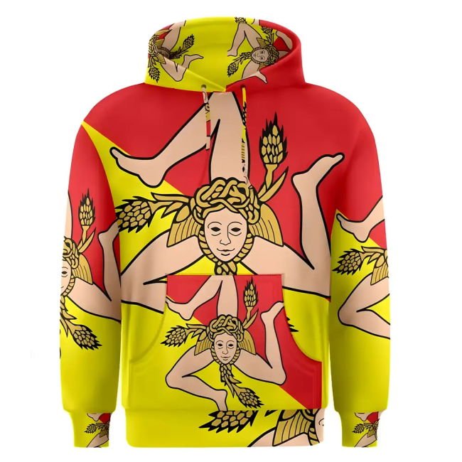 Match Sicily Sublimated Flag Hoody Kit Authentic World Championship