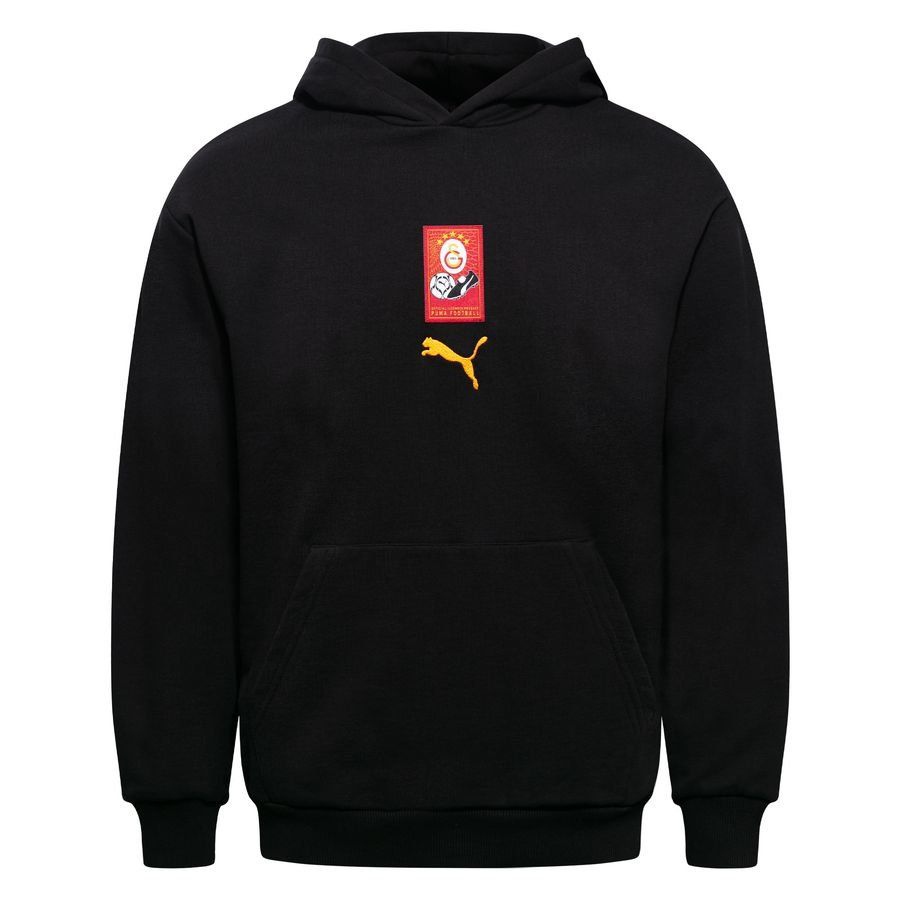 [EFKS] Galatasaray Hoodie FtblCulture Relaxed Black/Yellow Jersey