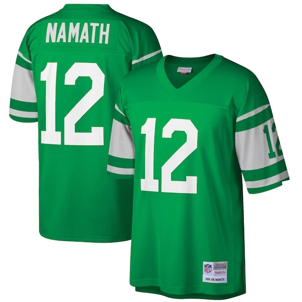 None Joe Namath Replica Jersey - Green | NFL Player Jersey | NFL Footb
