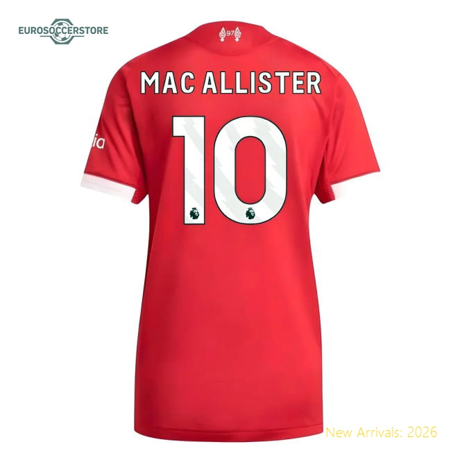 Sophisticated Womens Liverpool Mac Allister Jersey 2025-2026