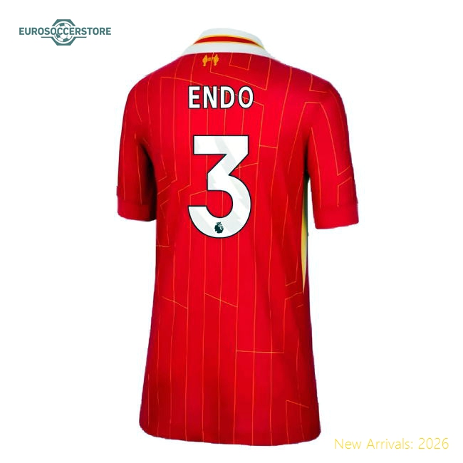 Liverpool 2024-25 Home Fan Version For Kids (Endo Match Day Shirt