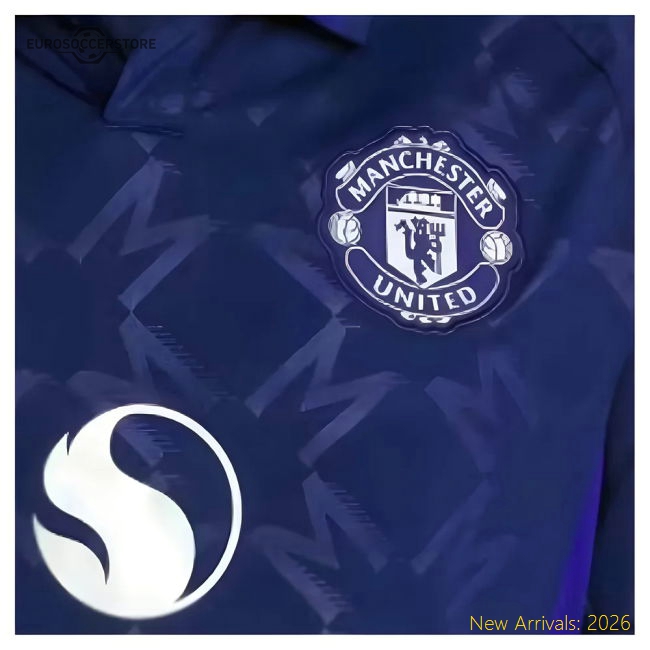 Official 2024-2025 Man Utd Long Sleeve Away Shirt - Premium Quality