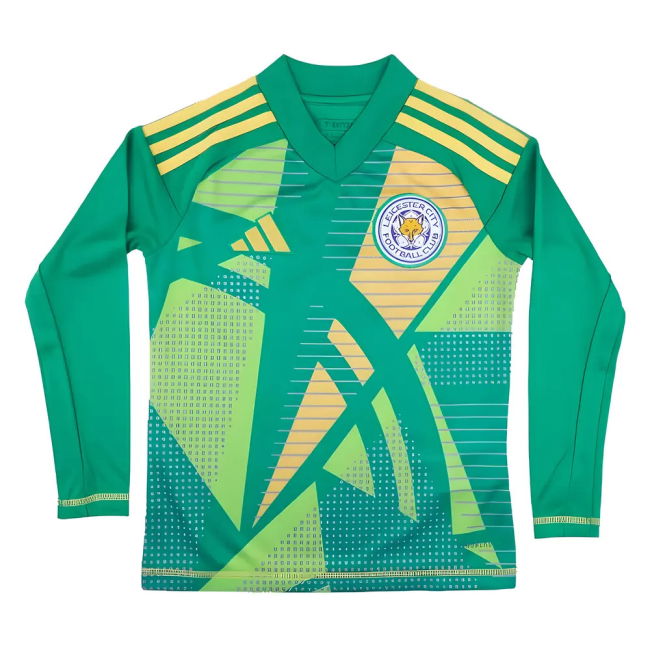 2024-2025 Leicester City Home Goalkeeper Top (Green) - Kids