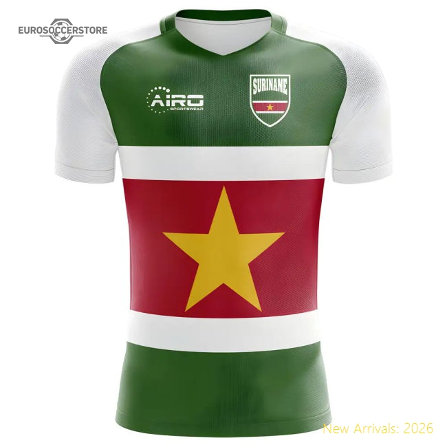 Superior 2025-2026 Suriname Home Concept Football Shirt - Womens