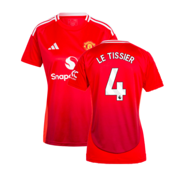 Official 2024-2025 Man Utd Home Shirt (womens) (le Tissier 4)