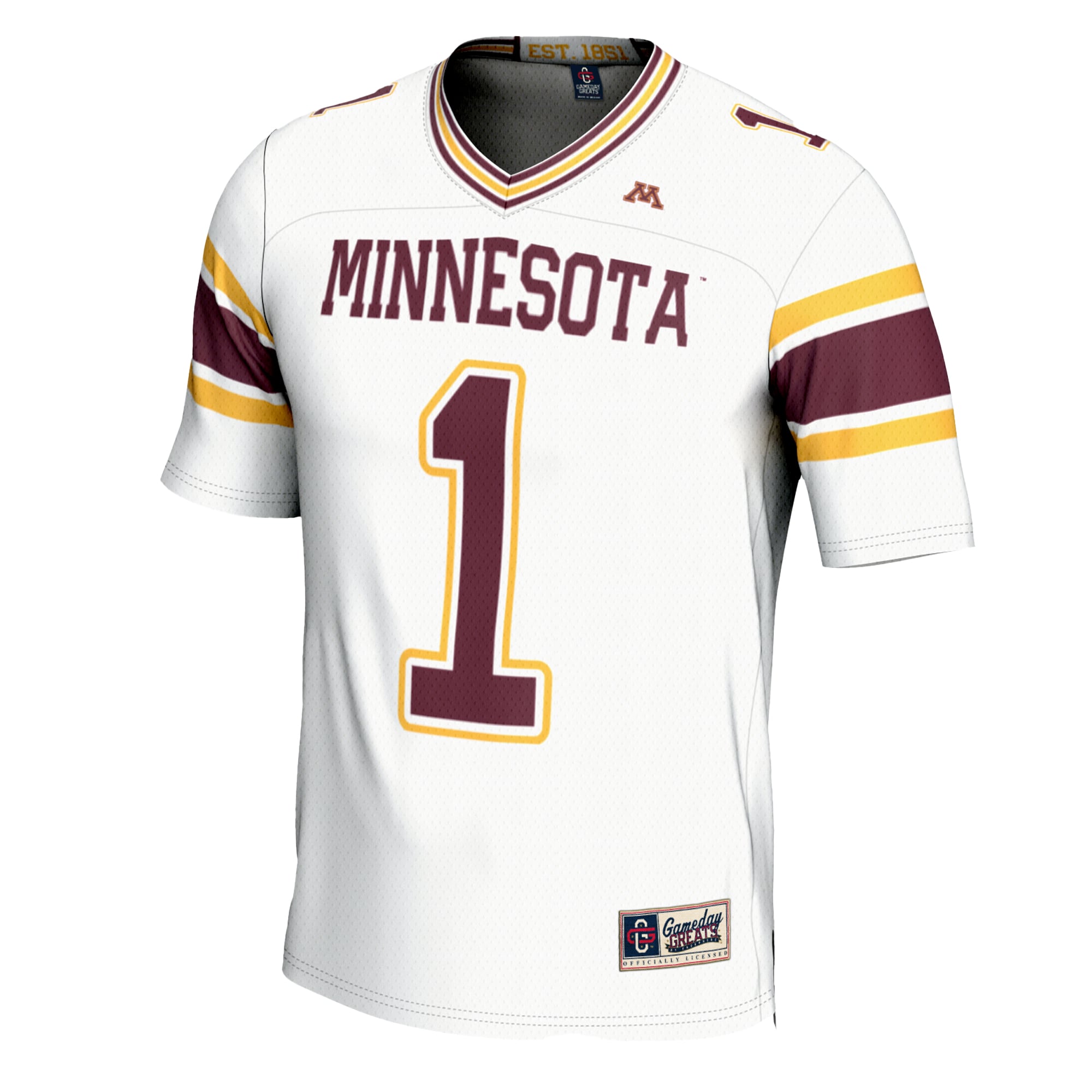#1 Minnesota Golden Gophers GameDay Greats 2026 Season Football Jersey - White