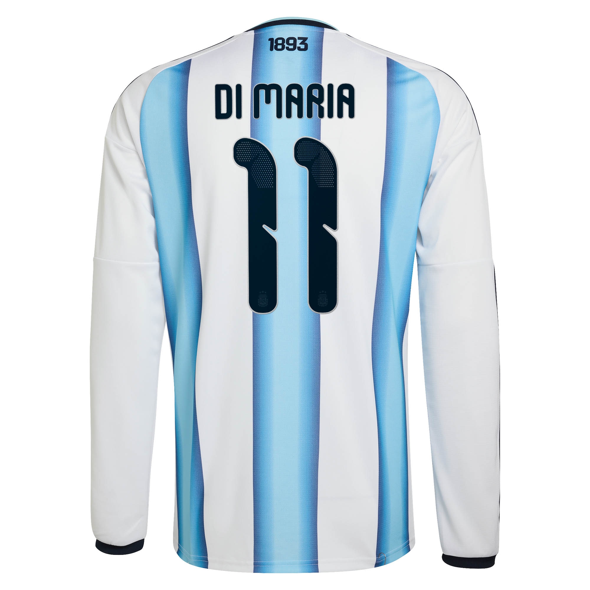 [SJH] Angel Di Maria Argentina National Team 2026 Home Replica Long Sleeve Jersey - White