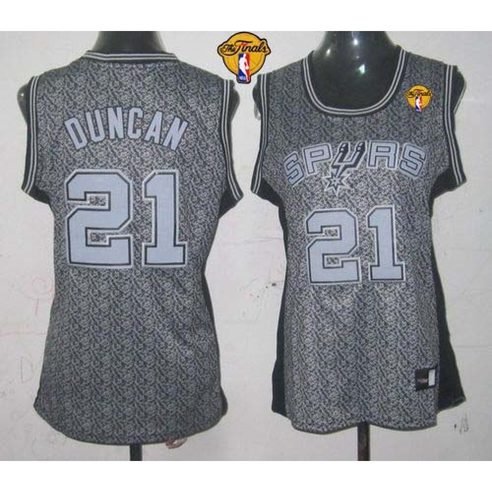Collector's Item Authentic Men's SAS #21 Tim None Basketball Jersey