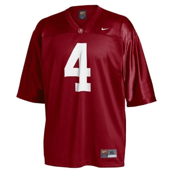 Men Alabama Crimson Tide Player #4 Premium Replica - Affordable