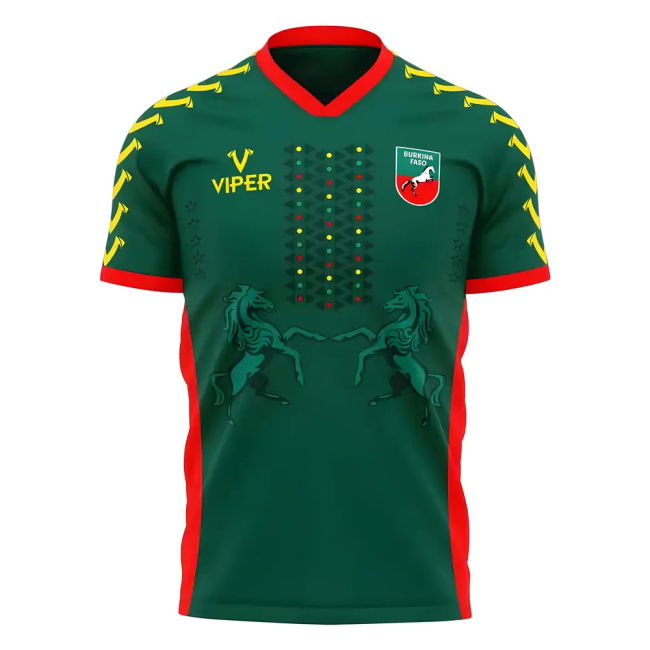 Top-Tier Burkina Faso 2025-2026 Home Concept Football Kit (Viper)