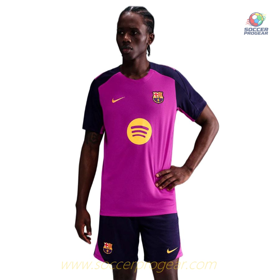 Barca Training Soccer Jersey Purple 2025-26 Edition