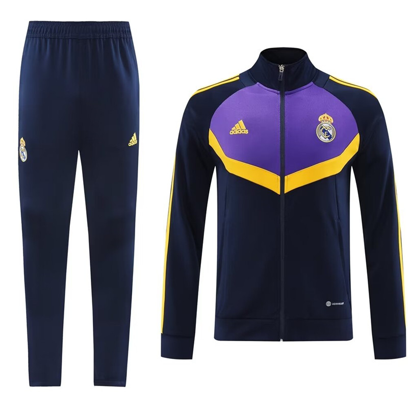 Real Madrid 2425 Purple Training Jacket - Official Replica 24642