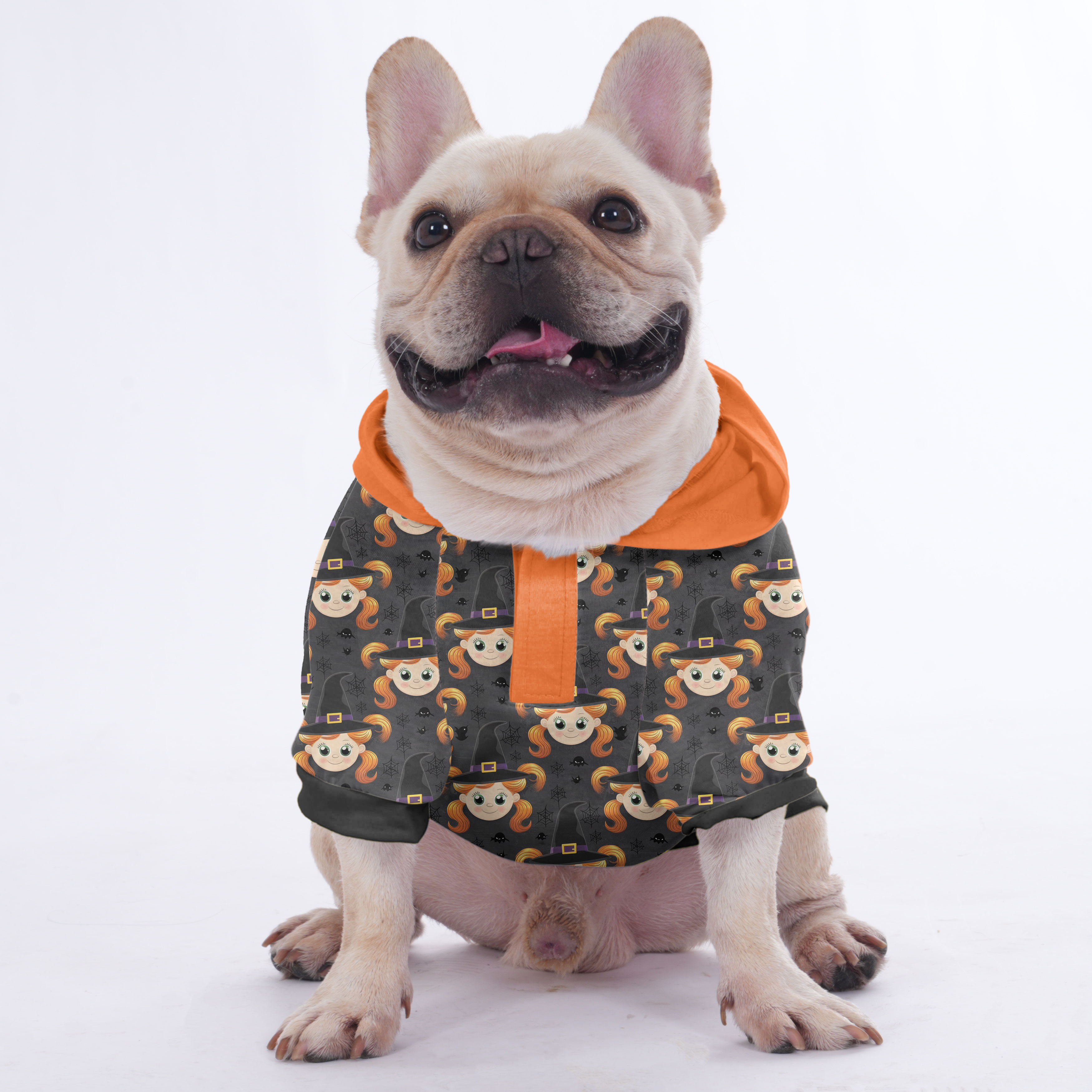 French Bulldog Nini Halloween Hoodies For French Bulldog | Frenchie