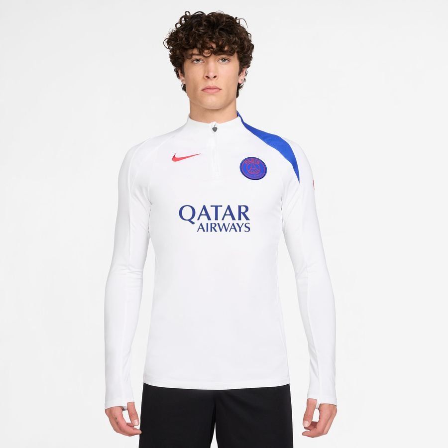 Paris Saint Germain Training Shirt Dri Fit Strike Drill 3rd Pure White