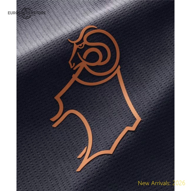 Derby County Away Kit 2025-2026 Fan Edition Jersey