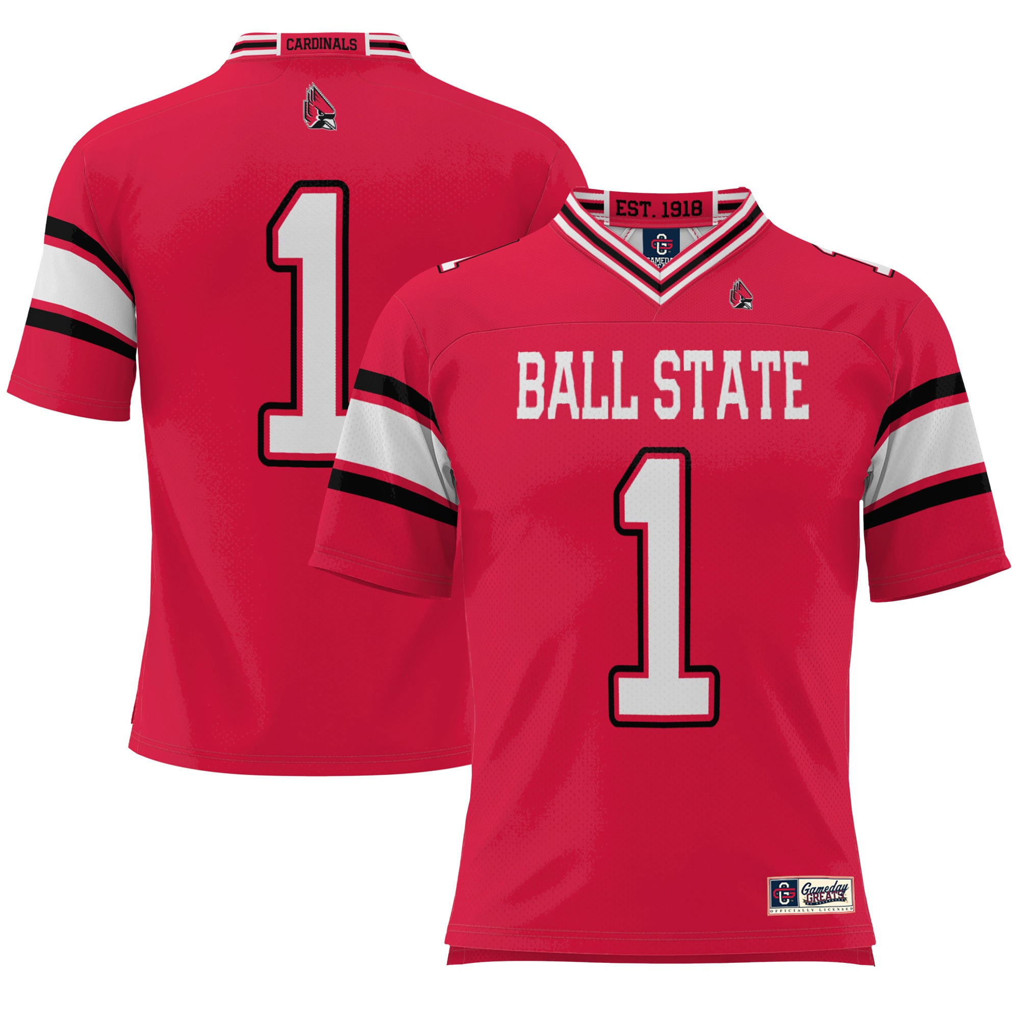 [Youth] Ball State Cardinals #1 Football Jersey - Cardinal | Stadium Series 2026/27