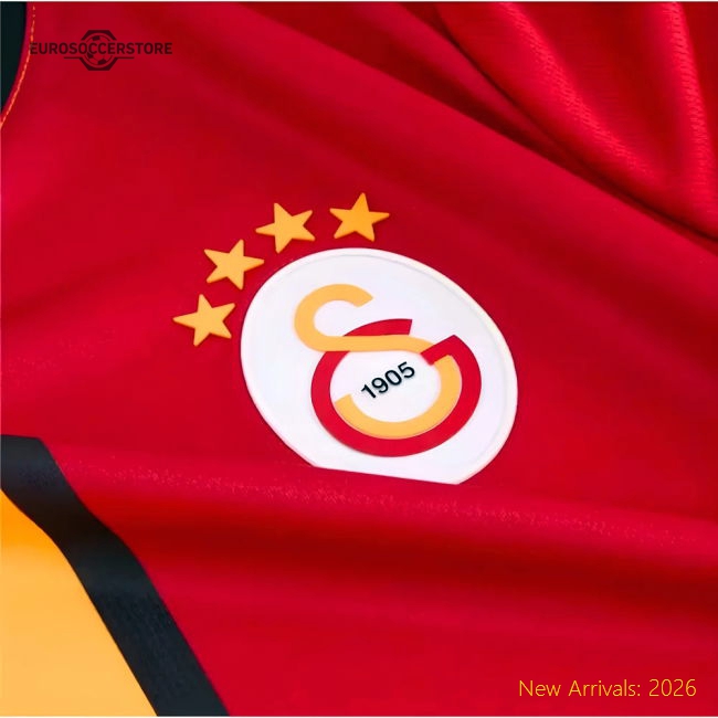 Galatasaray 2024-25 Home Fan Version For Kids (Kids) Soccer Jersey