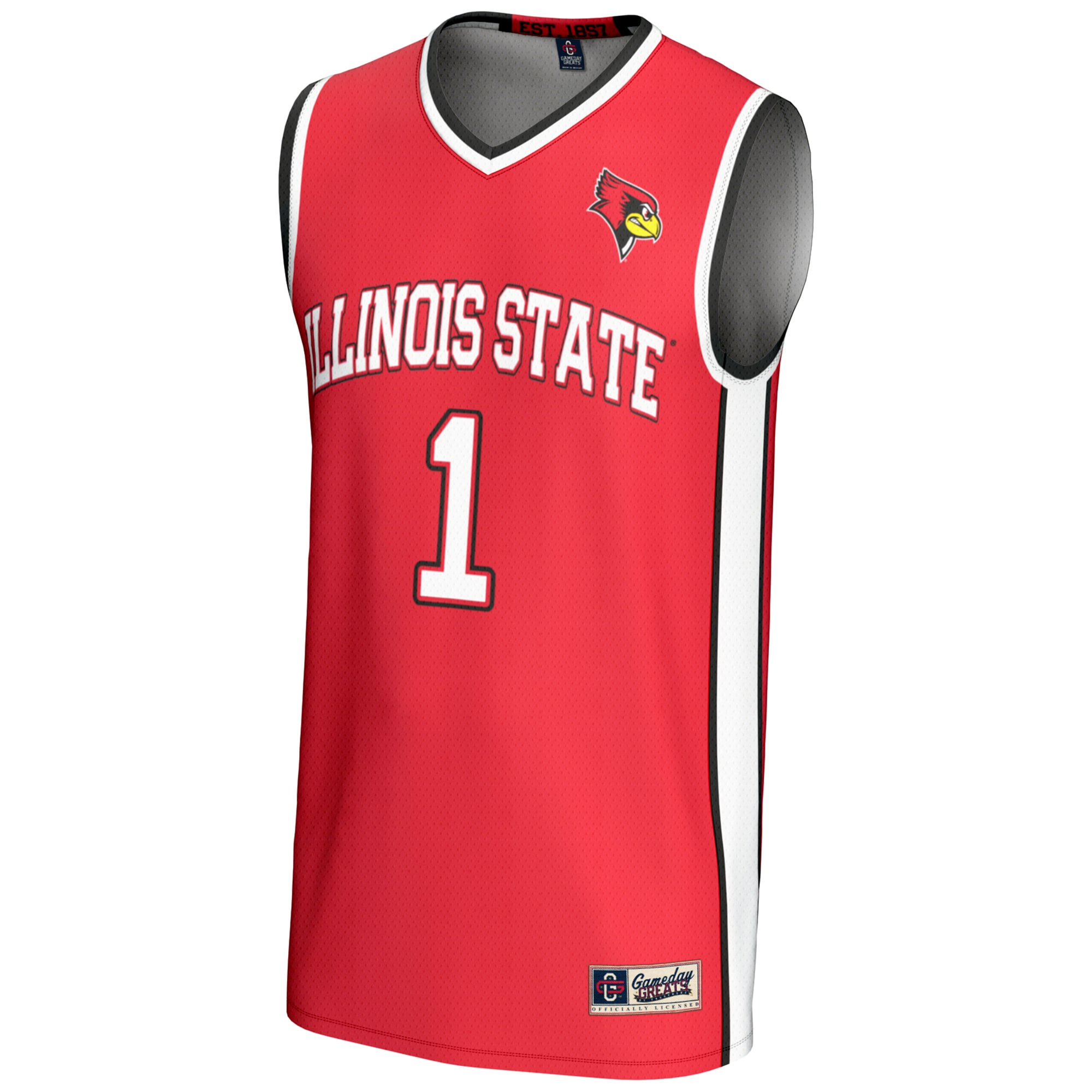 [DDG] Illinois State Redbirds GameDay Greats Lightweight Basketball Jersey - Red