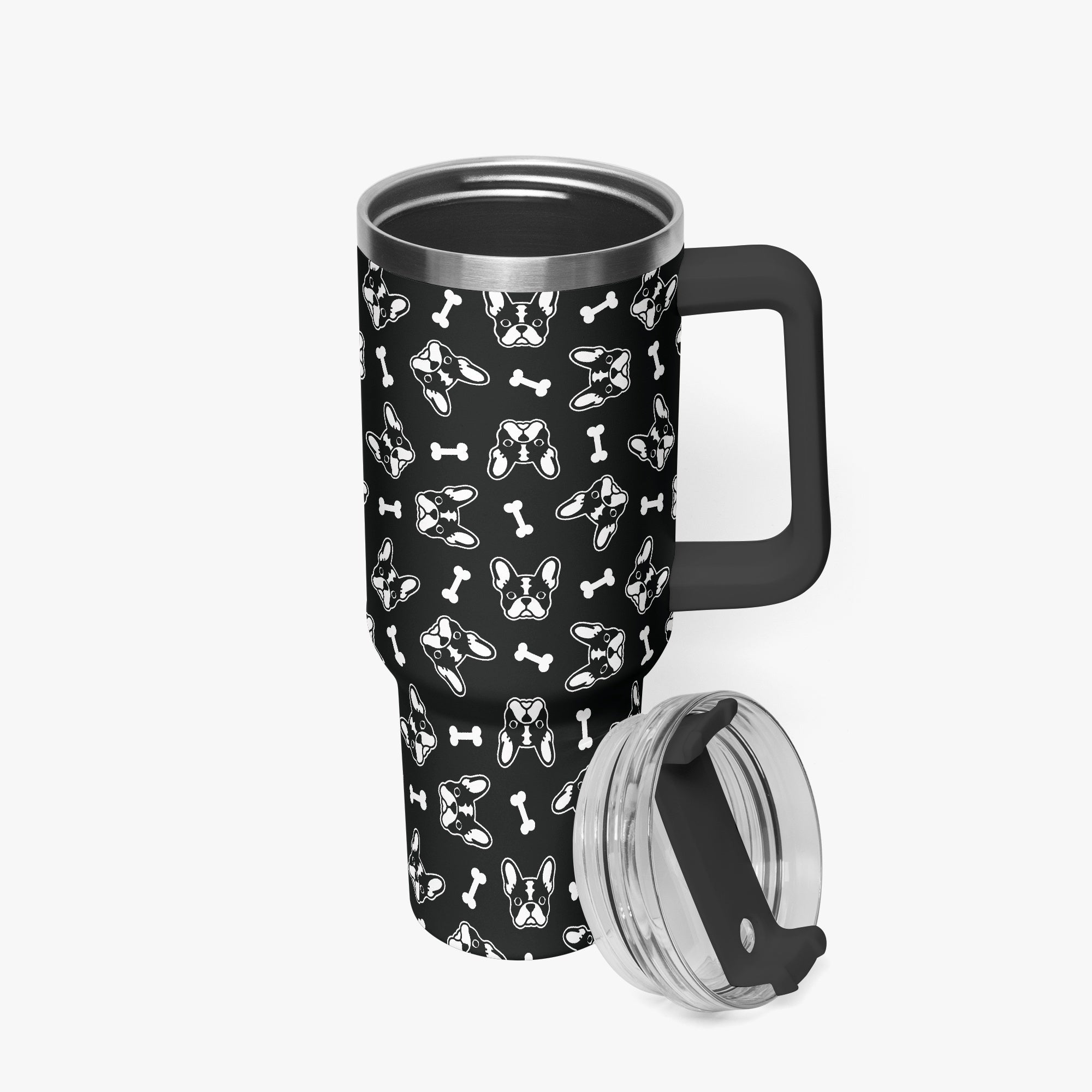 Vet-recommended Cort - Bulldog Car Tumbler Cup Winter Wear