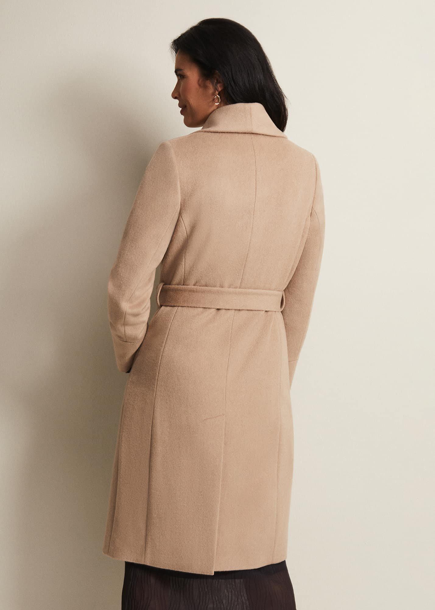 Nicci Belted Wool Coat