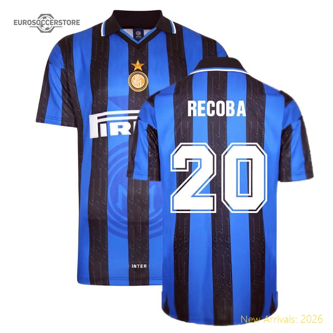 Performance 1998 Inter Milan Score Draw Home Shirt (Recoba 20)