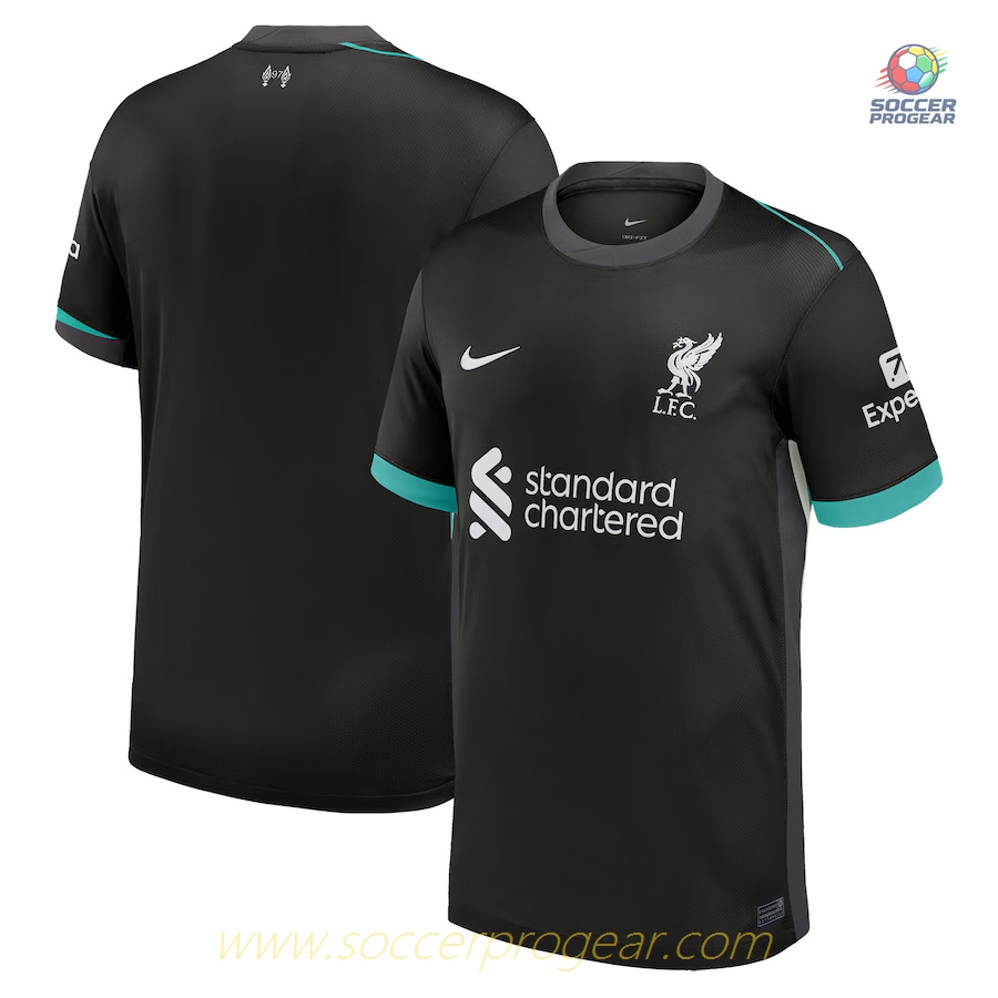 Liverpool Away Team Soccer Shirt 2024-25 Edition