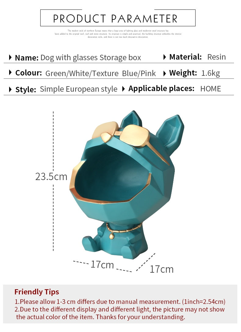 Street-Ready Fashion Big Mouth French Bulldog Storage for Street Style