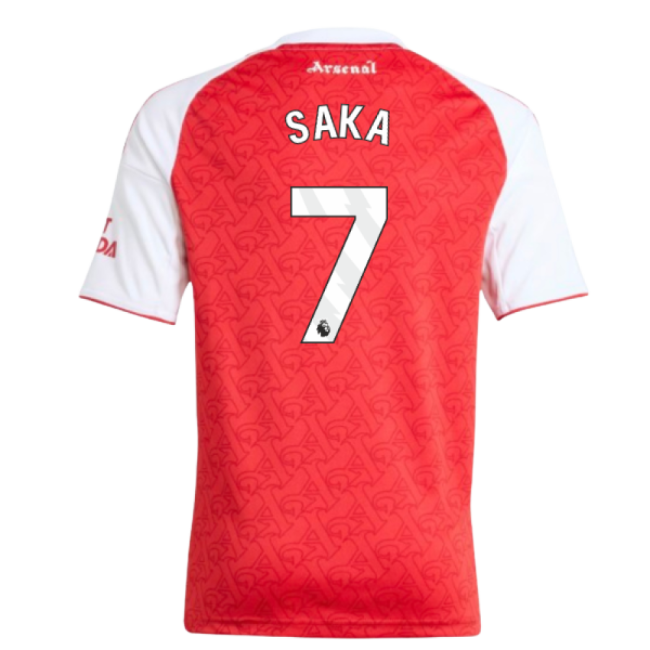 Arsenal 2025-20 Home Football Kit Saka Name & Number L M S Kids