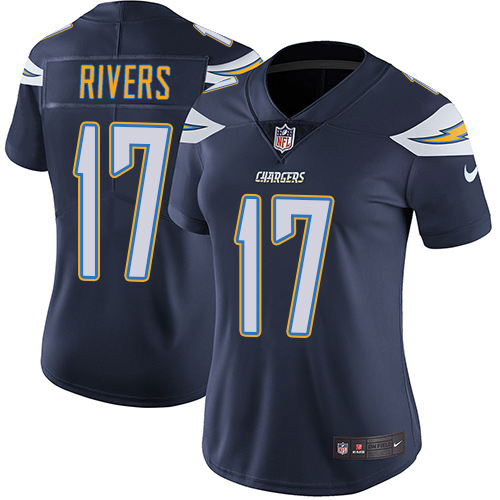 NFL A C Chargers #17 Philip Rivers Limited Navy Jersey - Fan Favorite