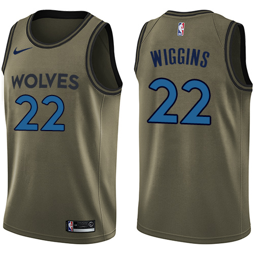 Durable MIN Andrew Wiggins #22 2024 Icon Swingman NBA Jersey Green -