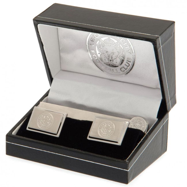 Leicester City FC Tie Slide & Cufflink Set | Fan Favorite