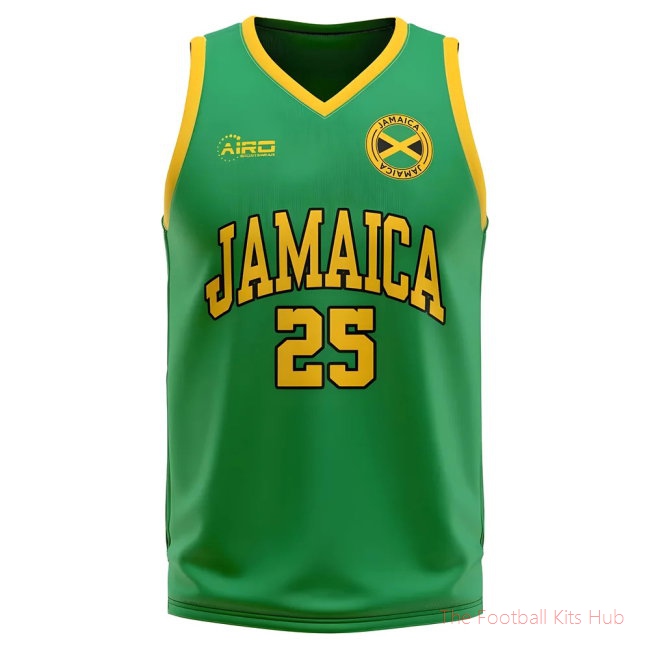 Men Jamaica Home Concept Basketball Shirt