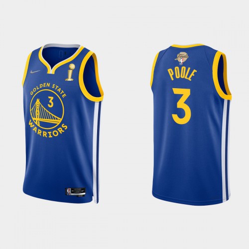 Nike Warriors Blue State Warriors #3 Jersey - Budget-Friendly