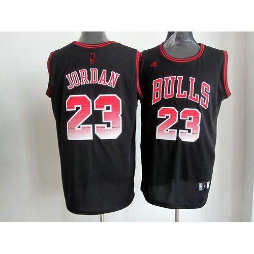 Clippers Black Chicago Bulls #23 Jordan Jersey - Reasonably Priced