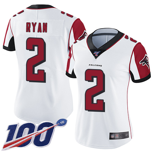 Official NFL Atlanta Falcons #2 Matt Ryan Gray Limited Jersey