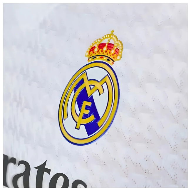 Real Madrid Authentic Long Sleeve 2024-2025 Home Shirt