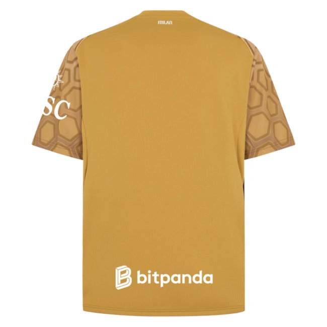 [JED] 2026-2027 AC Milan Home Goalkeeper Shirt (Gold) (Dida 1)