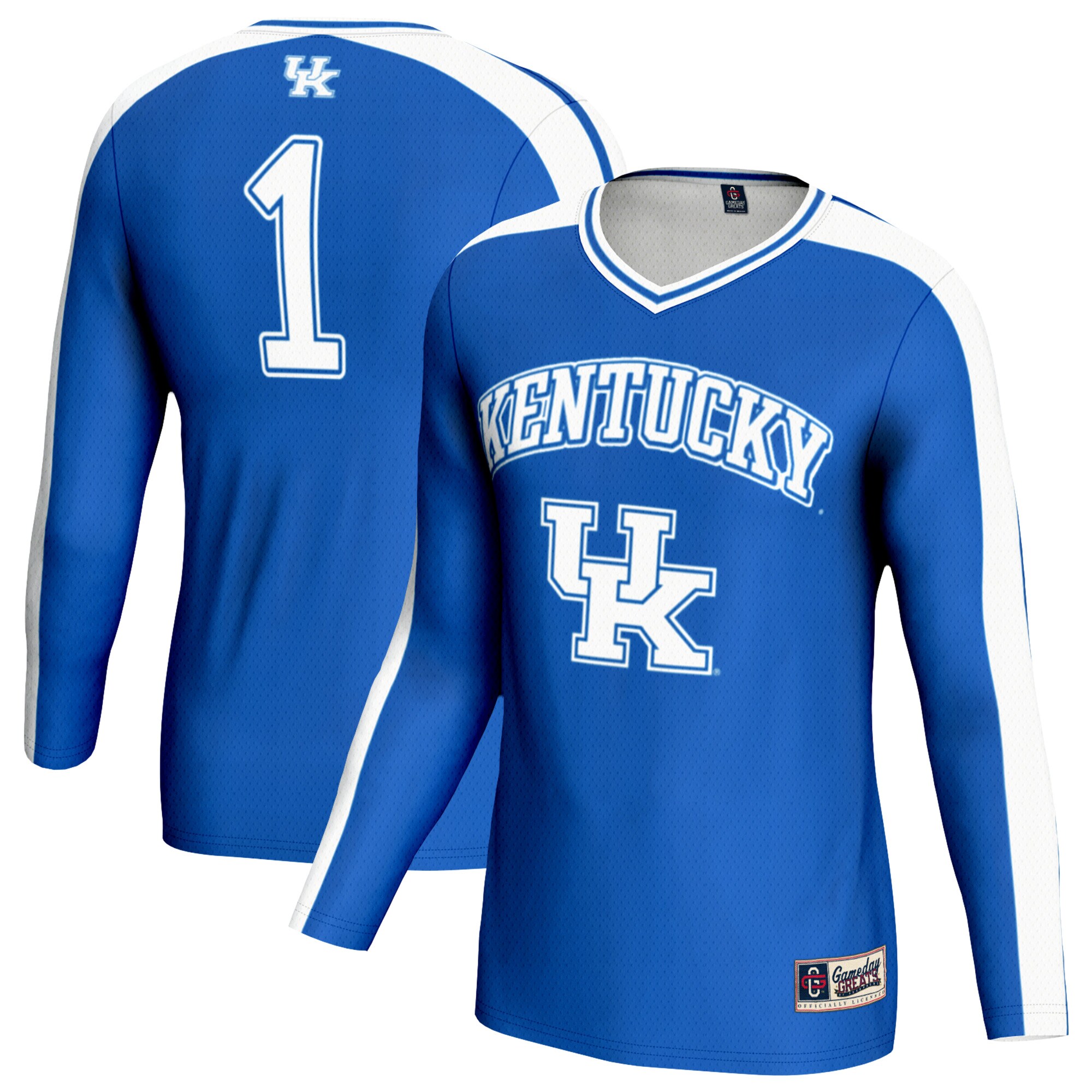 [DDG] Kentucky Wildcats GameDay Greats Unisex Women's Volleyball Lightweight Fashion Jersey - Royal