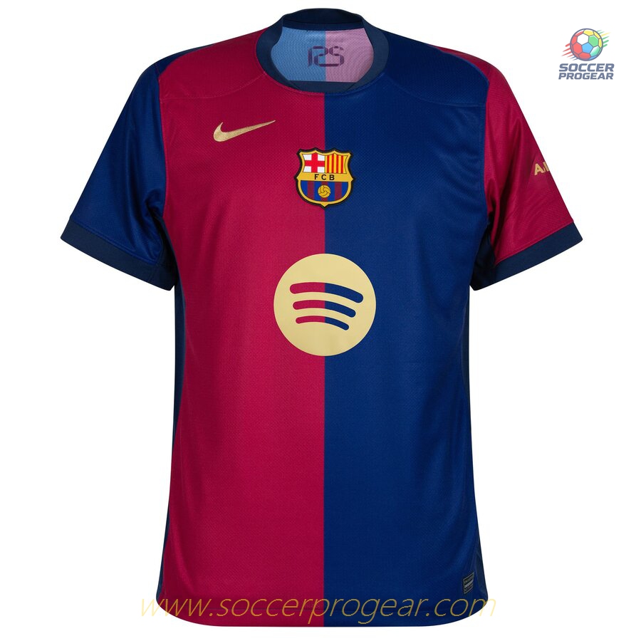 Barca 2024-2025 Season Home Children Jersey Set Soccer Jersey New Sponsor
