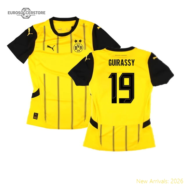 Premium Football Team Ladies Guirassy Jersey 2024-2025 Comfortable