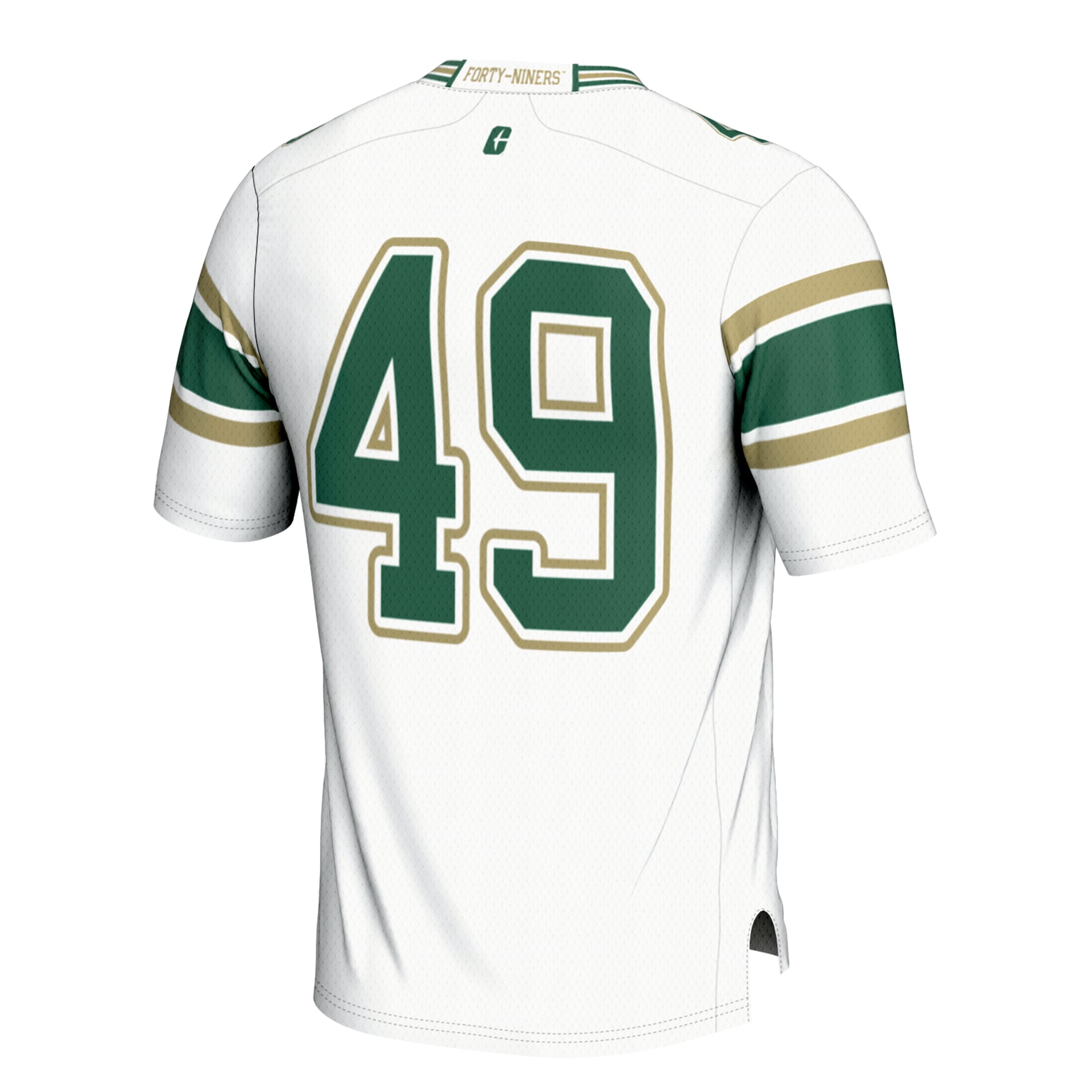 #49 Charlotte 49ers GameDay Greats Youth 2026 Season Football Jersey - White