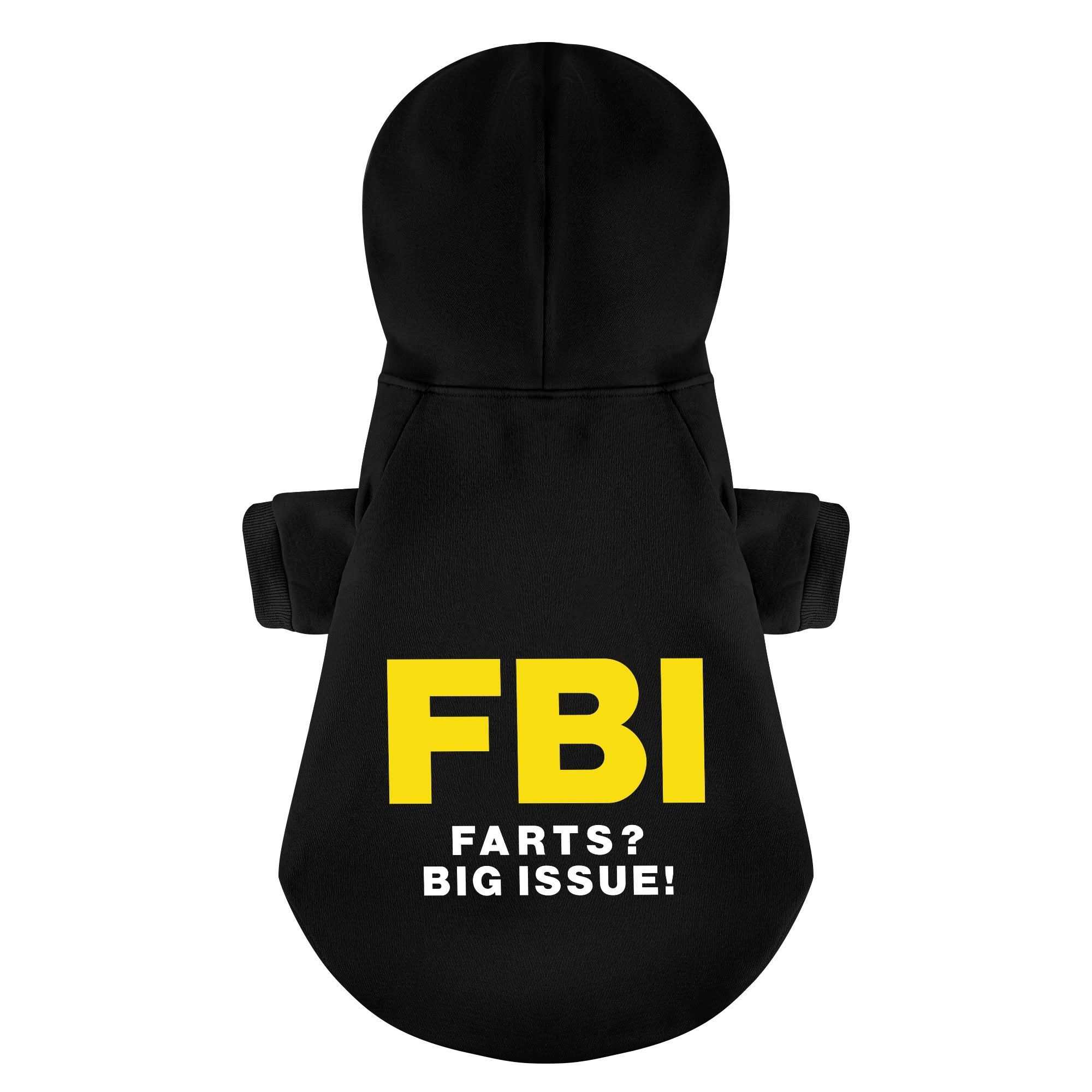Stylish Fbi ( Farts? Big Issue! ) - Personalized French Bulldog Hoodi...