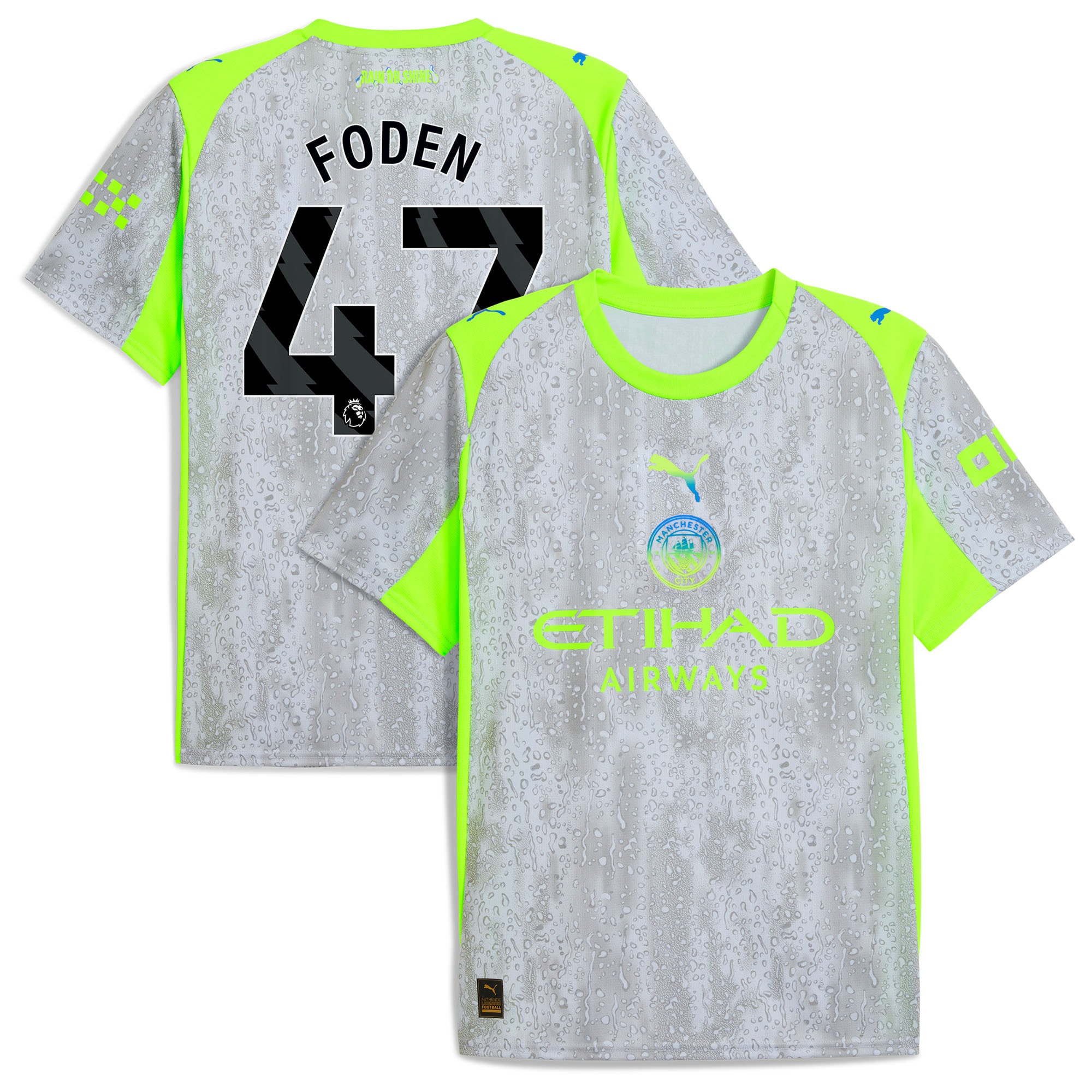 [SJH] Women's Manchester City 2025/26 Third Replica Jersey - Green/Neon Green