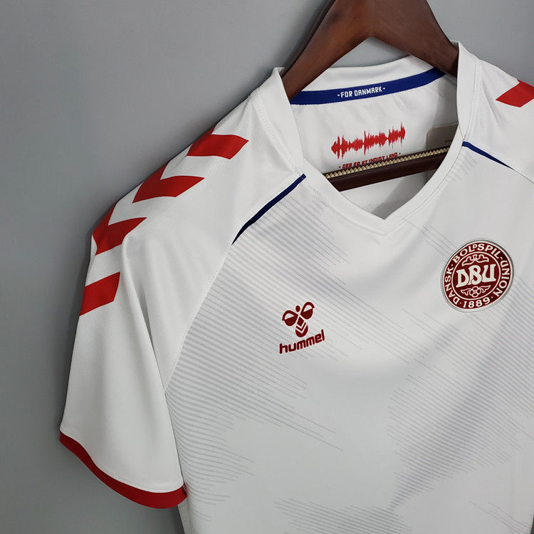 Denmark Soccer Shirt Euro 2020 White Soccer Jersey - Official Replica