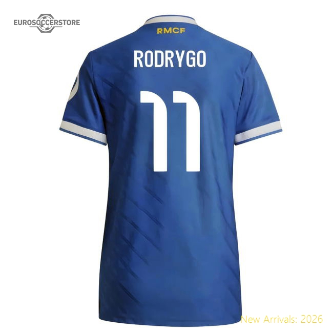 Premium 2025-2026 Real Madrid Authentic Third Shirt (Womens) (Rodrygo