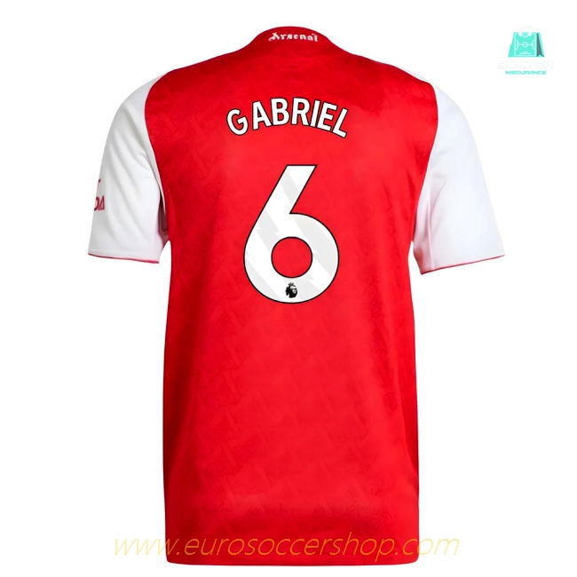 2025-2026 Arsenal Authentic Home Shirt (Gabriel 6)